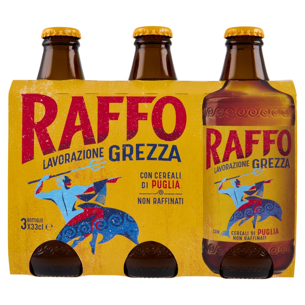 Raffo Birra Lavorazione Grezza Cl.33x3 Vol.4,8°