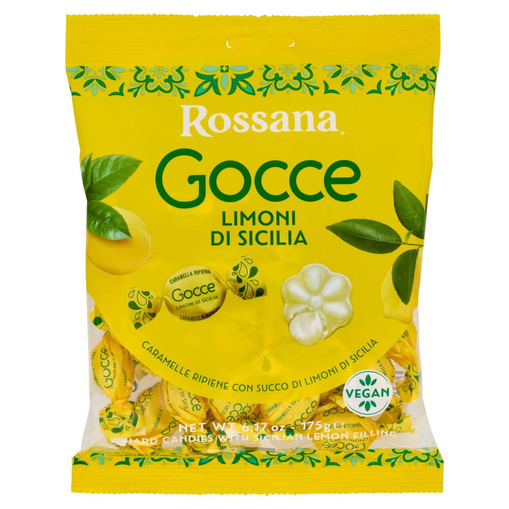 Rossana Caramelle Gocce Limoni di Sicilia Gr.175