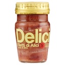 Delicius Superior Filetti di Alici in Olio di Oliva (46%) Gr.80