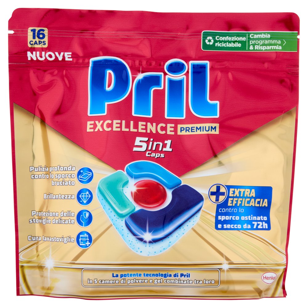 Pril Excellence Premium 5 in 1 Caps Pz.16