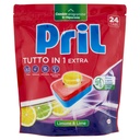 Pril Tutto in 1 Extra Tabs Limone & Lime Pz.24