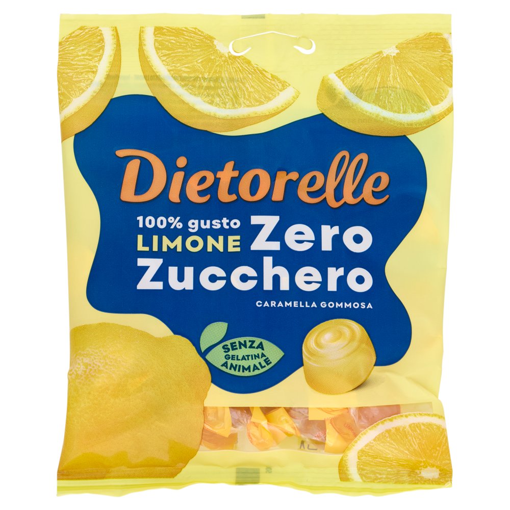 Dietorelle Zero Zucchero Caramella Gommosa Limone Gr.70