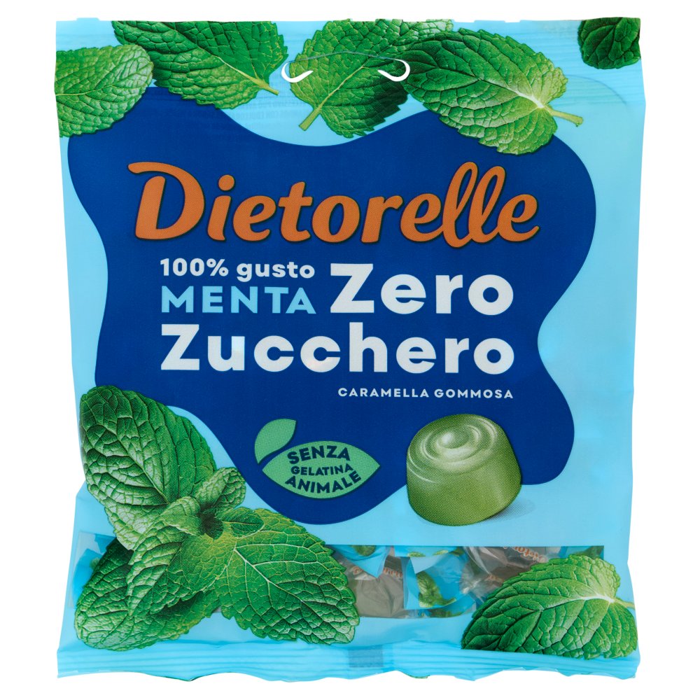 Dietorelle Zero Zucchero Caramella Gommosa Menta Gr.70