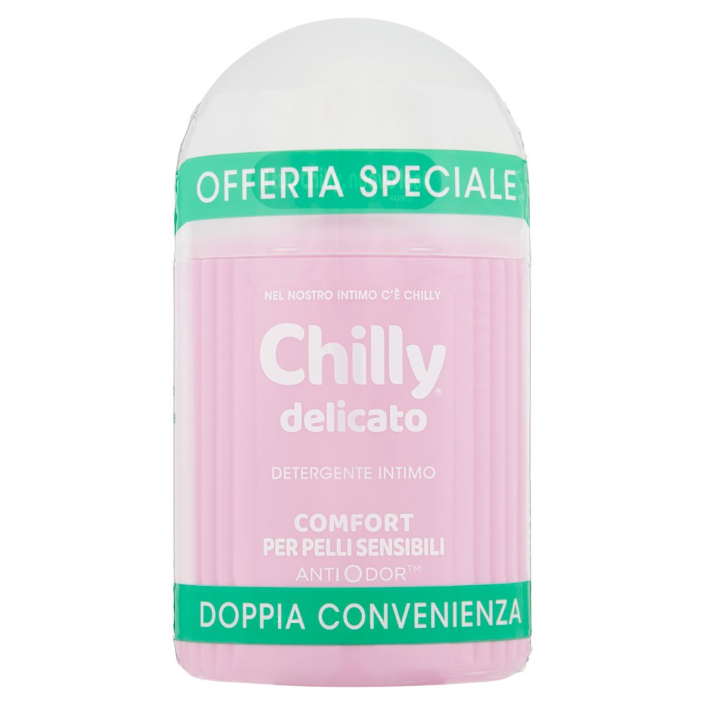 Chilly Detergente Intimo per Pelli Sensibili Pz.2 Ml.200