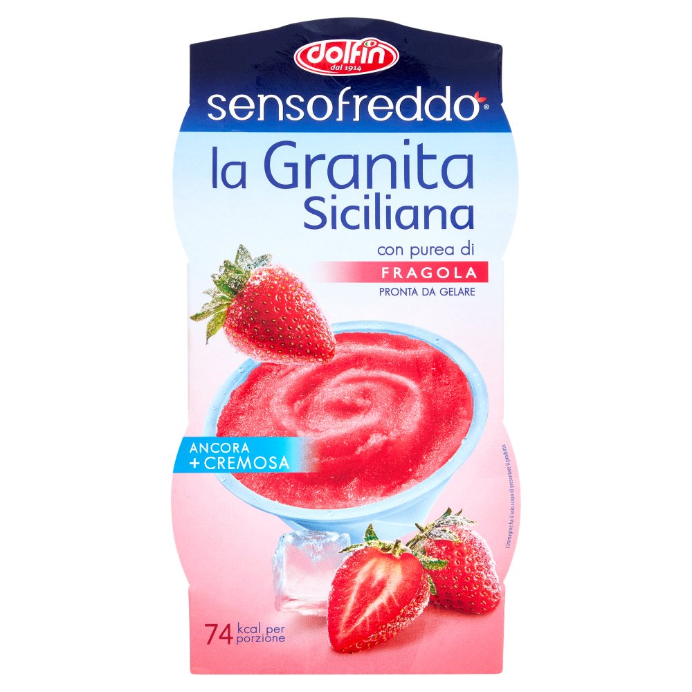 SENSOFREDDO GRANITA FRAGOLA ML100X2