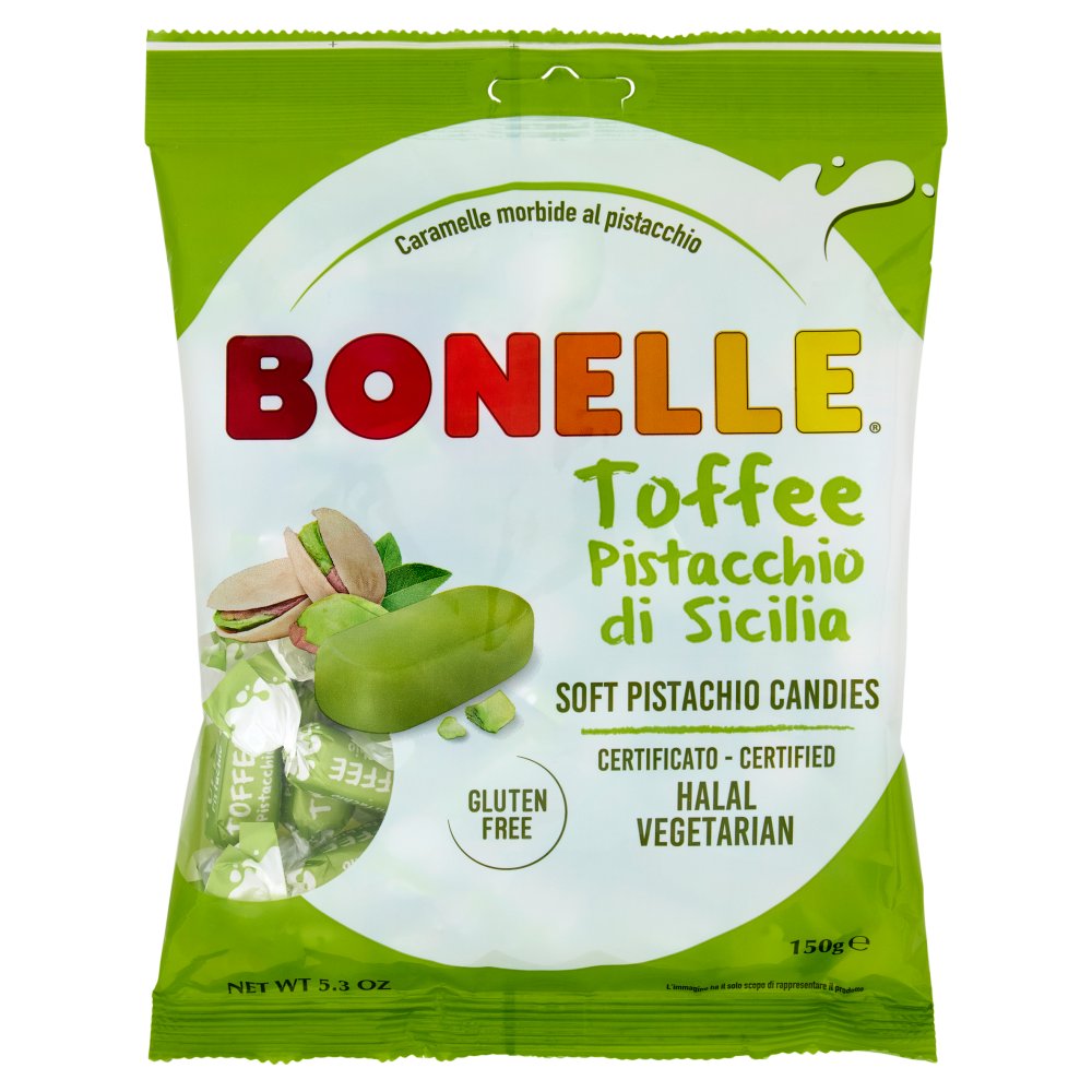 Bonelle Toffee Pistacchio di Sicilia Gr.150