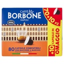 Caffè Borbone Capsule Compatibili Nespresso Miscela Decisa Pz.80 X Gr.5
