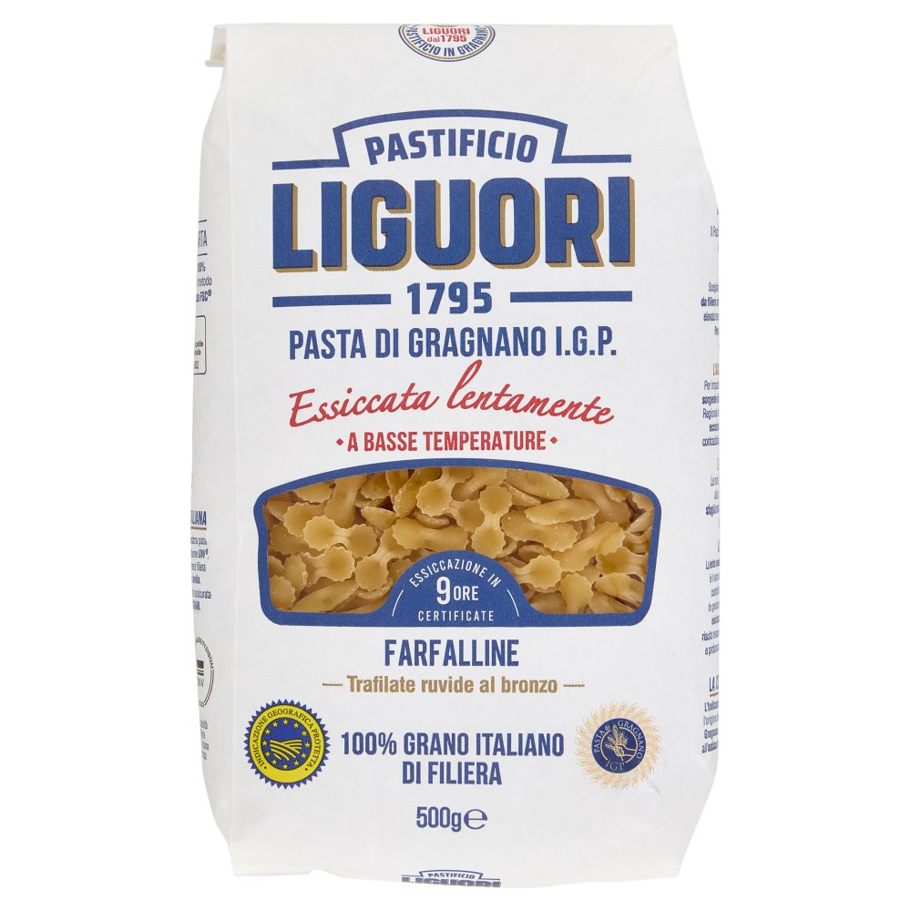 Pastificio Liguori Pasta di Gragnano I.G.P. Farfalline Gr.500