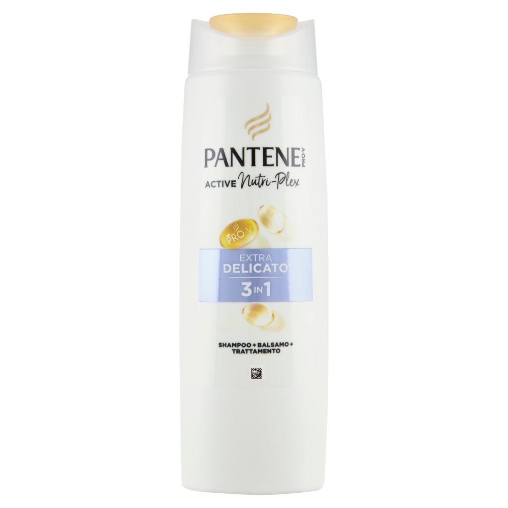 Pantene Pro-V Shampoo e Balsamo Extra Delicato con Trattamento Active Nutri-Plex Ml.250