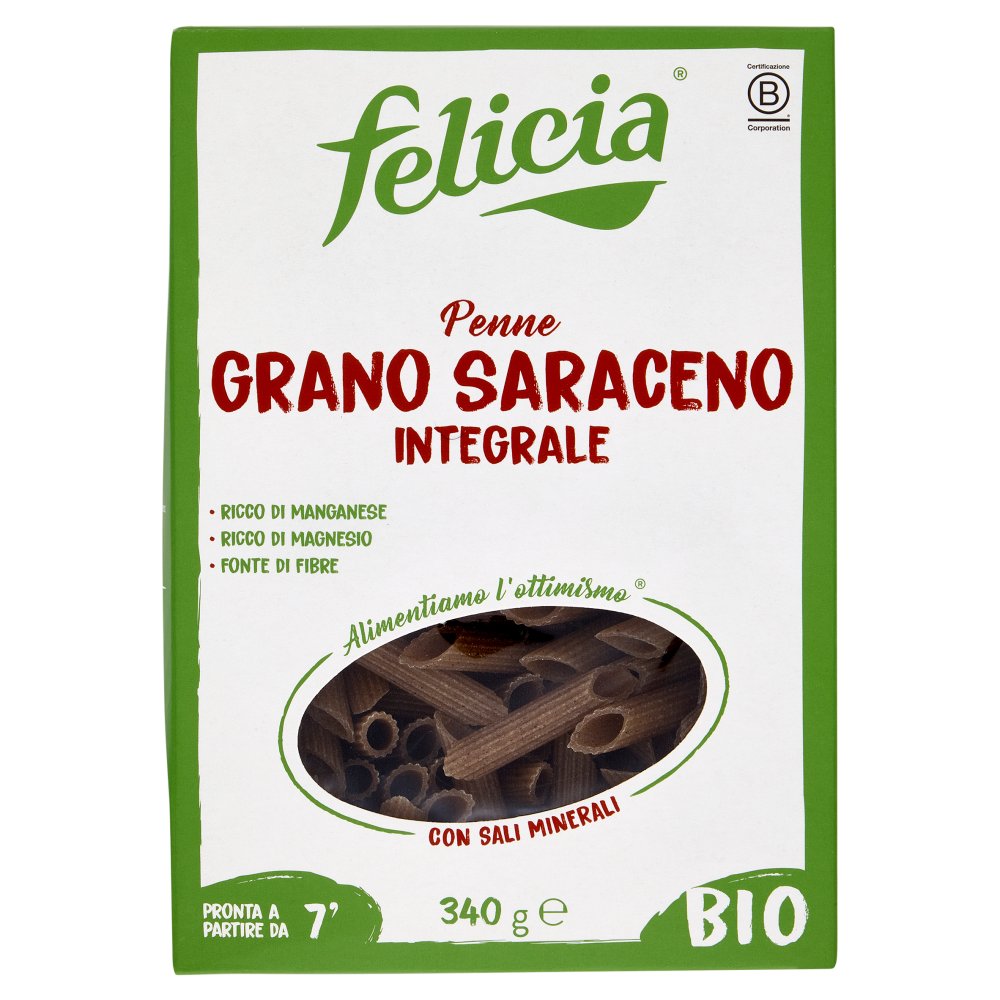 Felicia Penne Grano Saraceno Integrale Bio Gr.340