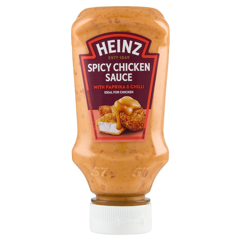 Heinz Chicken Sauce Piccante Squeeze con Paprika & Chili Ml.220 