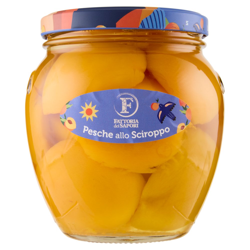 Fattoria dei Sapori Pesche allo Sciroppo Gr.980