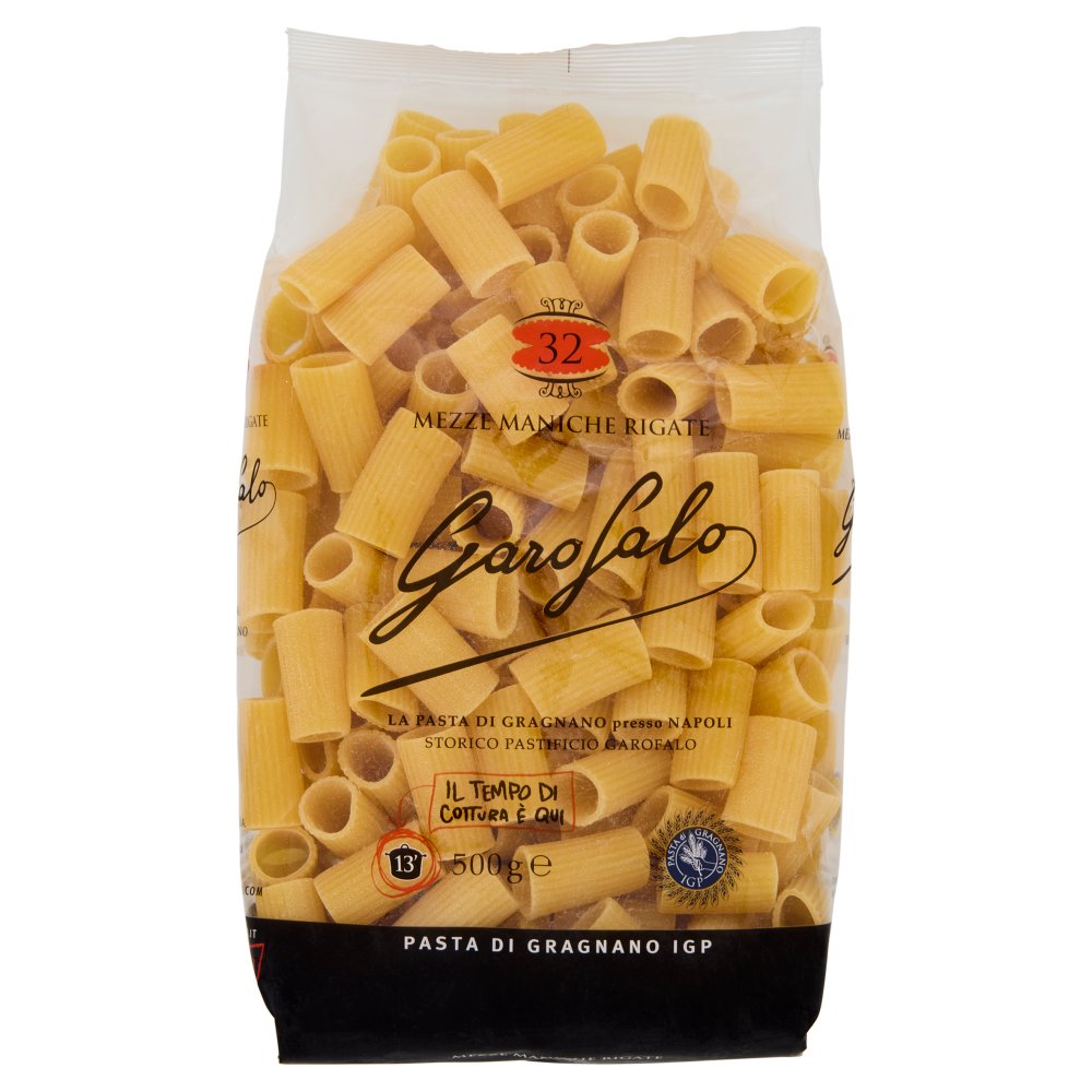 Garofalo Mezze Maniche Rigate N°32 Gr.500