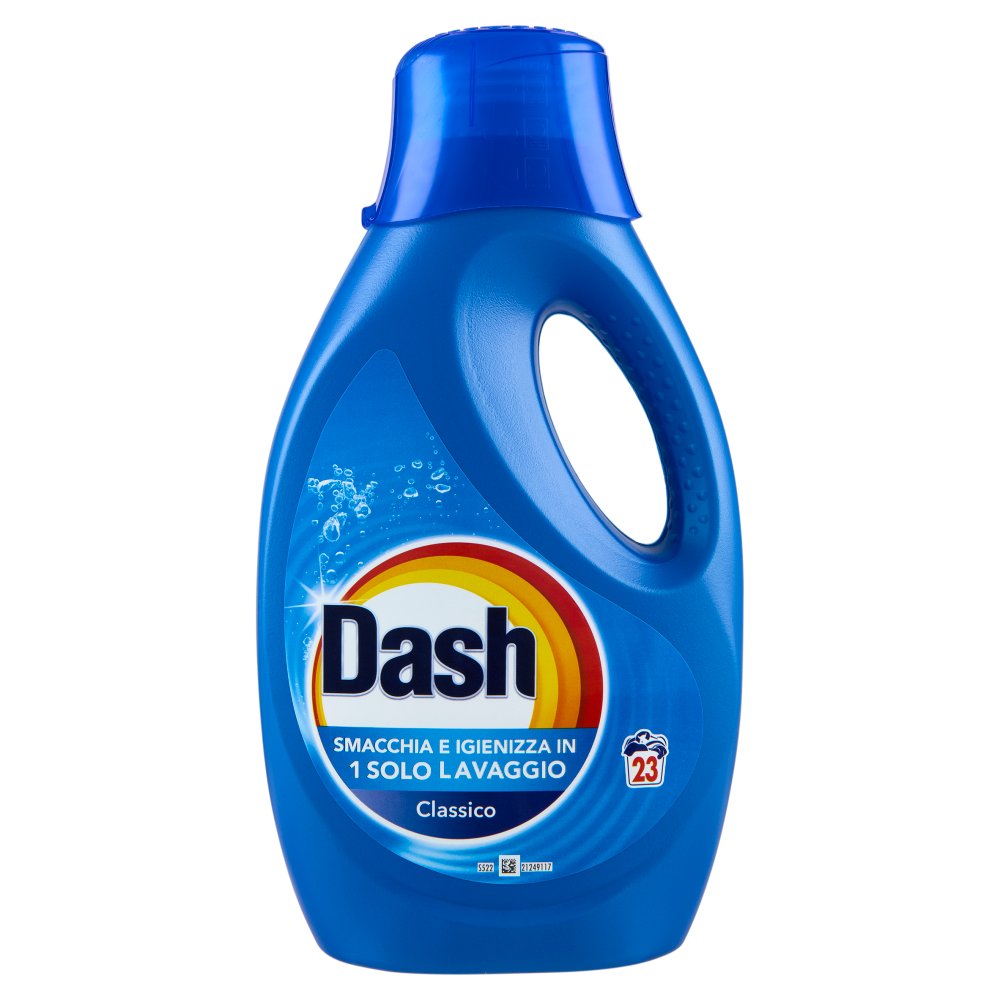 Dash Detersivo Liquido Lavatrice Classico 23 Lavaggi