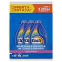 Dash Power Detersivo Liquido Lavatrice Salva Colore 3x23 Lavaggi