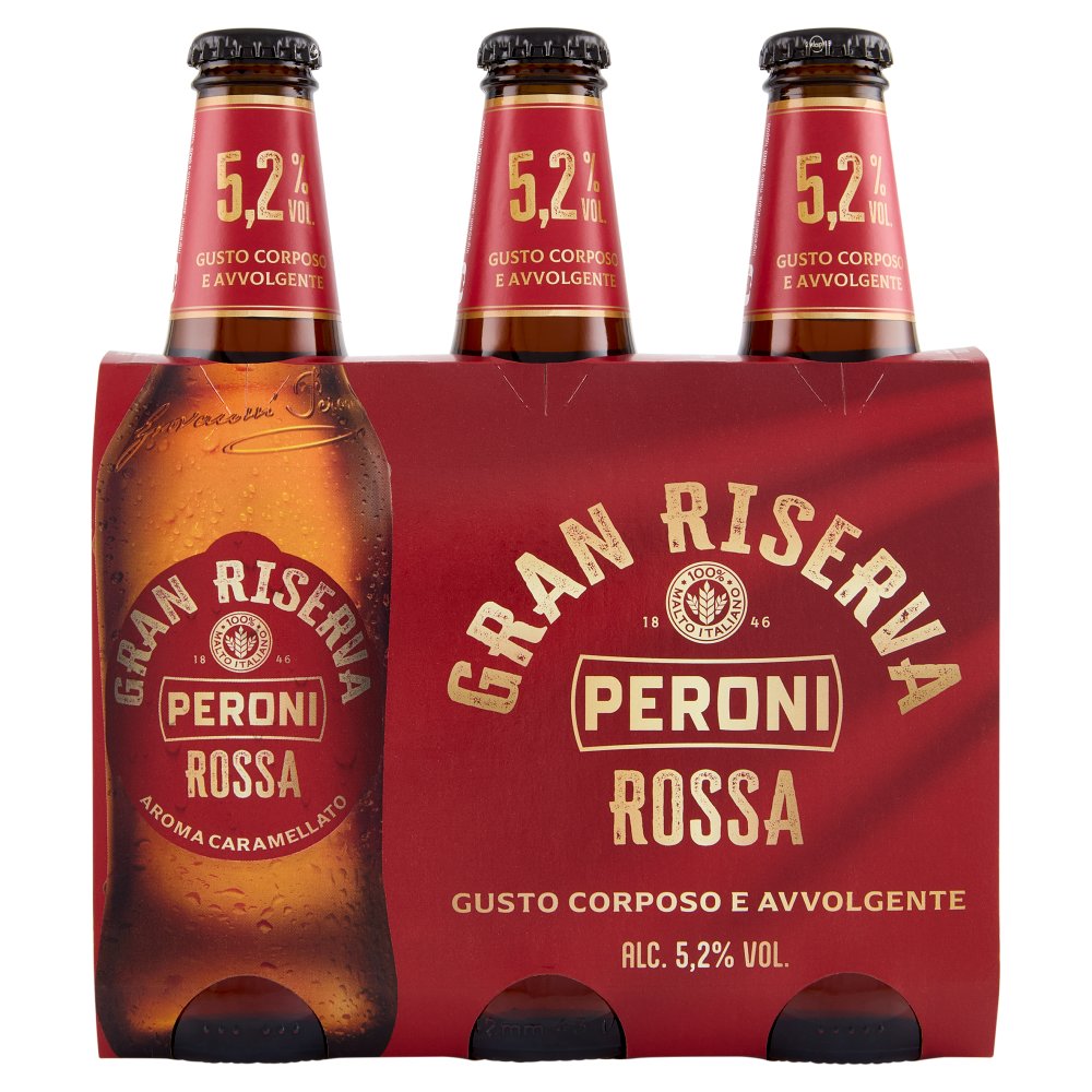 Peroni Gran Riserva Rossa Birra Cl.33x3 Vol.5.2°