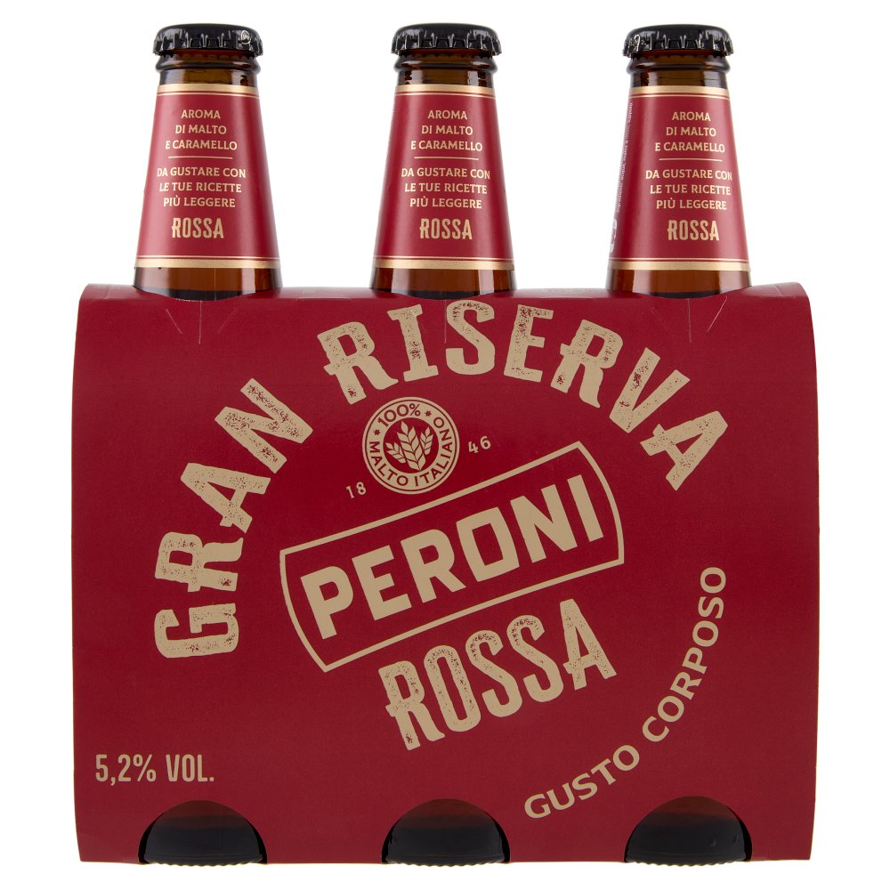Peroni Gran Riserva Rossa Birra Cl.33x3 Vol.5.2°