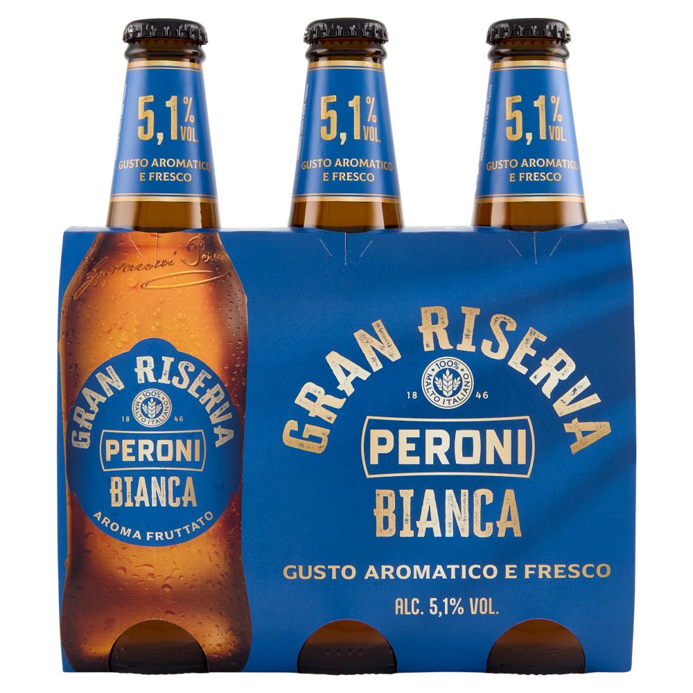 Peroni Gran Riserva Bianca Birra Cl.33X3 Vol.5.1°