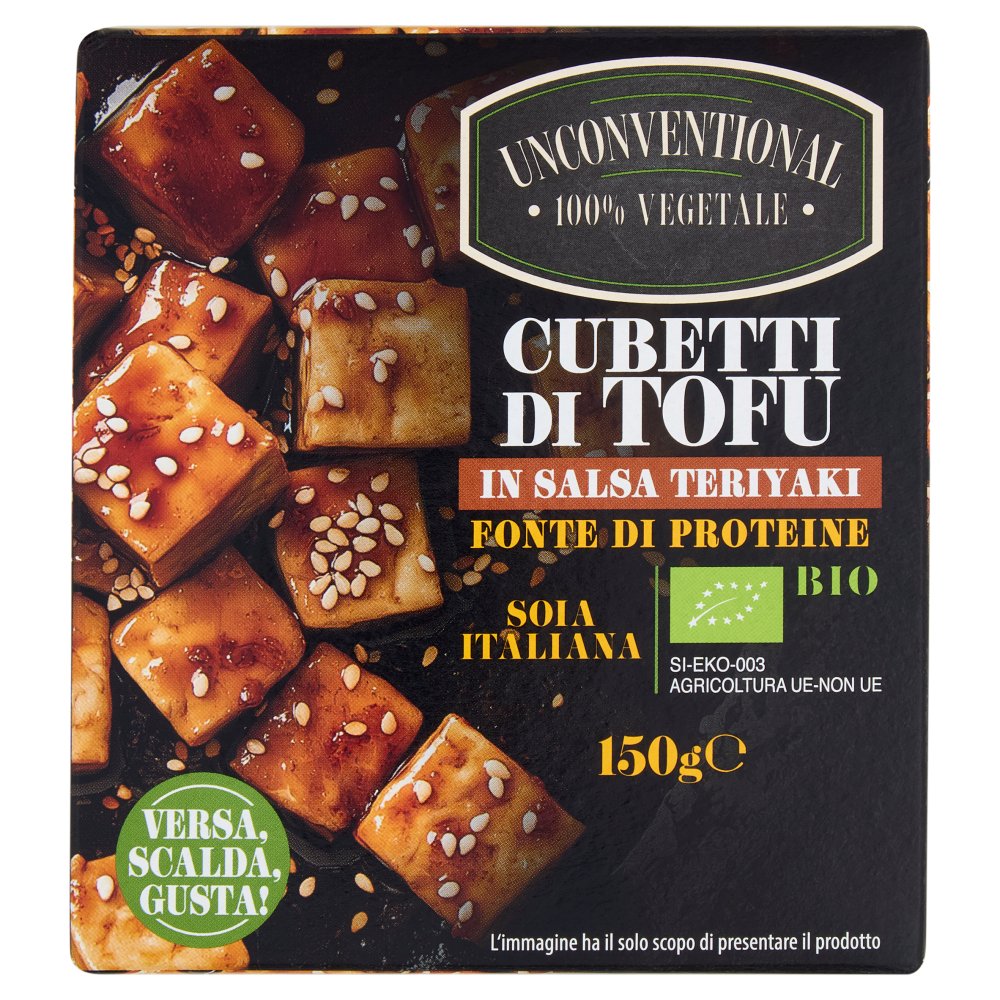 UNCONV.CUBETTI TOFU TERIYAKI 150 GR