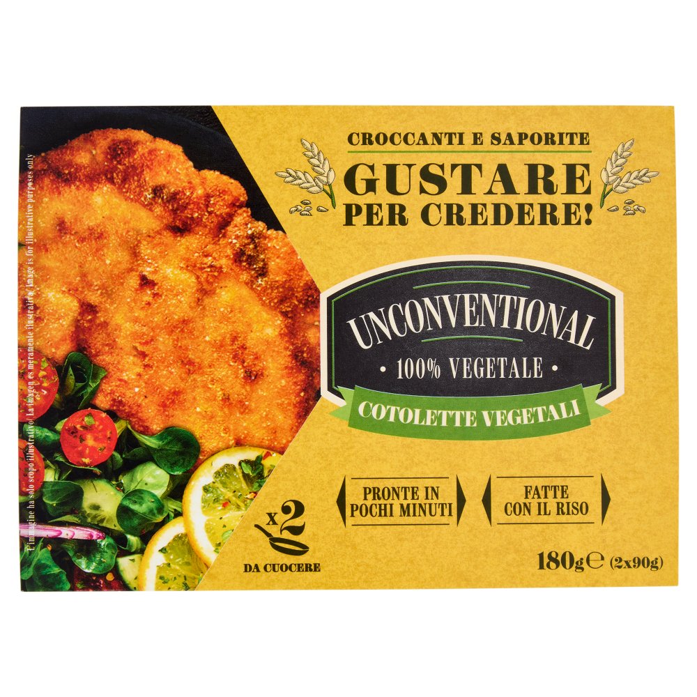 UNCONV. 2 COTOLETTE VEG.PRO. 180GR