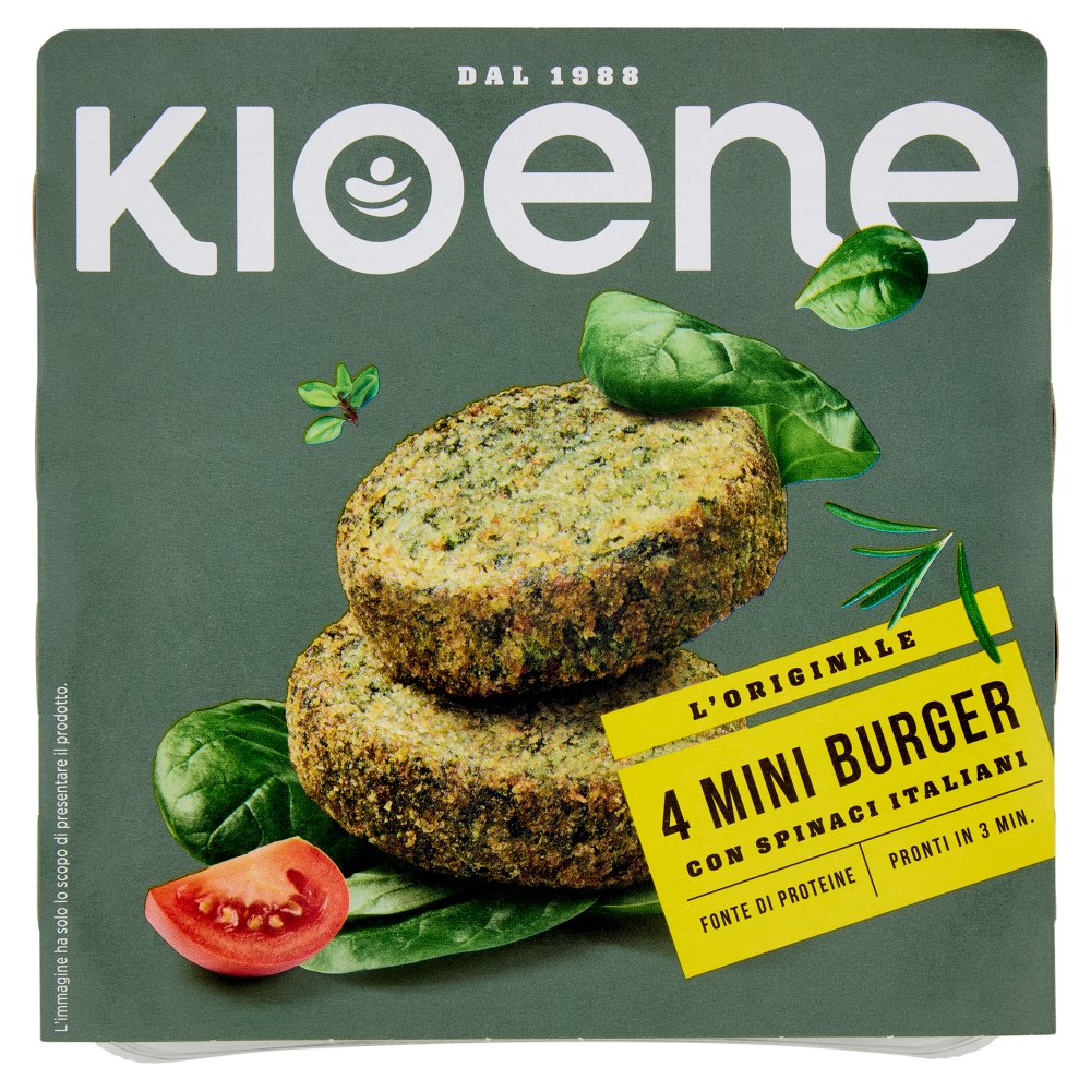 KIOENE MINI BURGER SPINACI GR200
