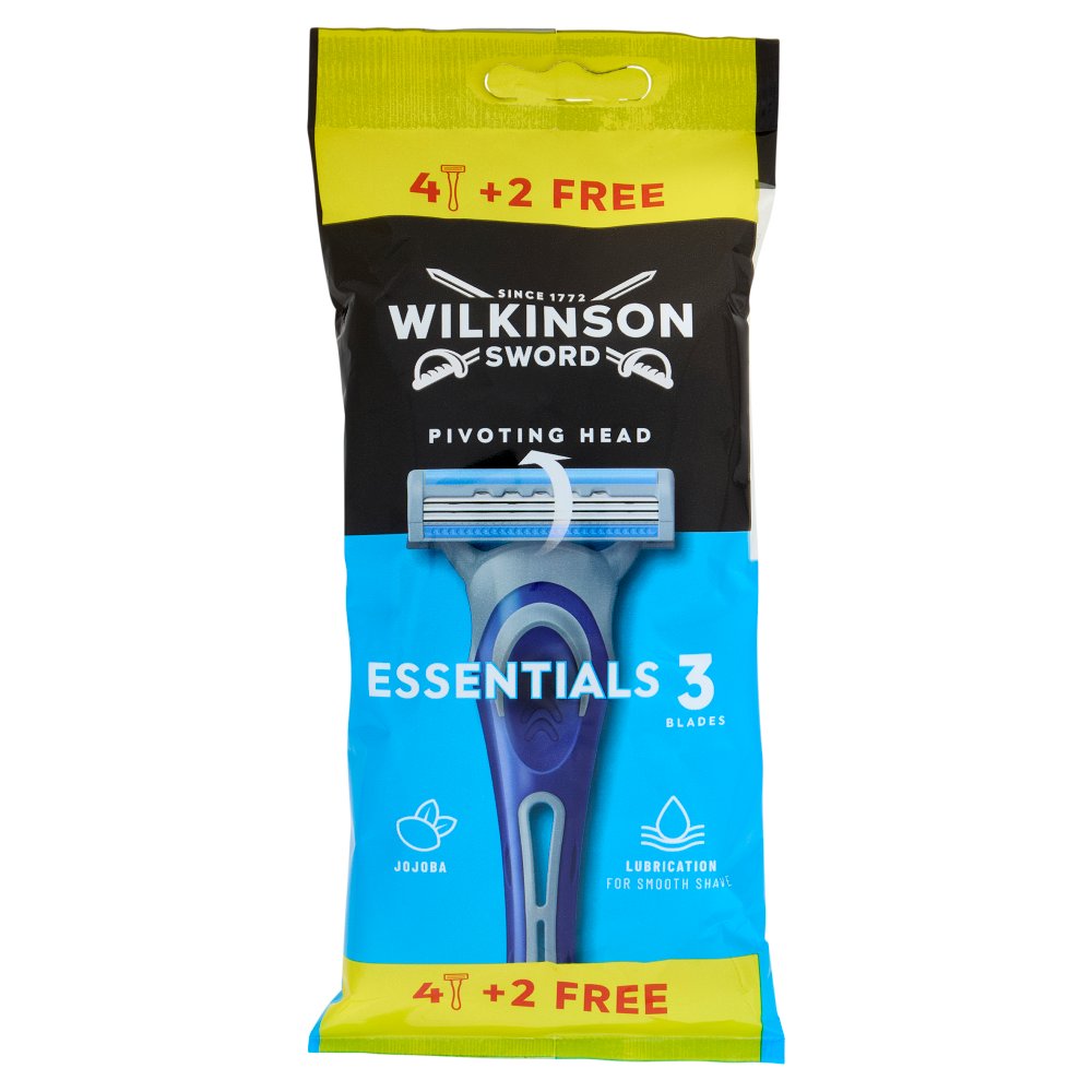 WILKINSON EXTRA3 ESSENTIALS 4+2 REG