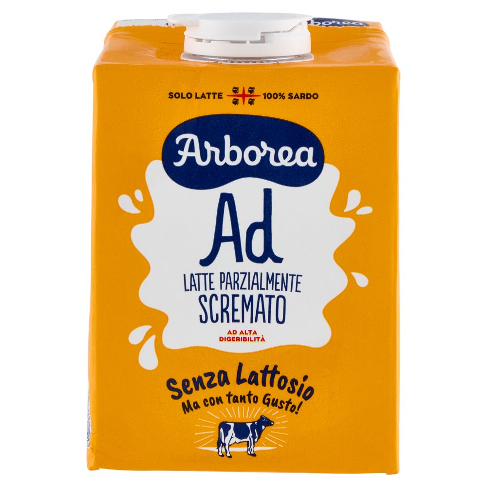 Arborea Ad Latte Parzialmente Scremato ad Alta Digeribilità Senza Lattosio Ml.500