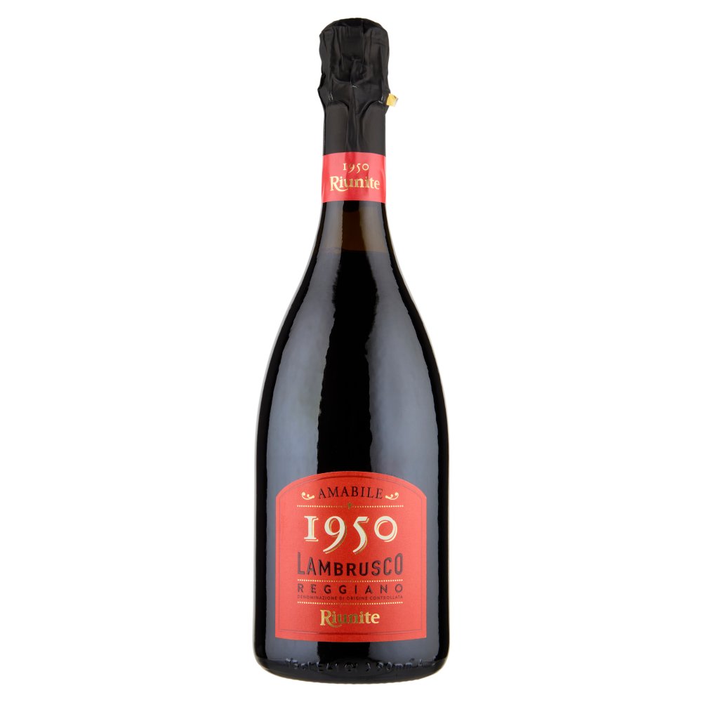 Riunite 1950 Lambrusco Reggiano DOC Amabile Cl.75 Vol.8.5°
