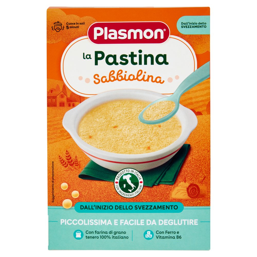 PLASMON PASTA SABBIOLINA 300GR