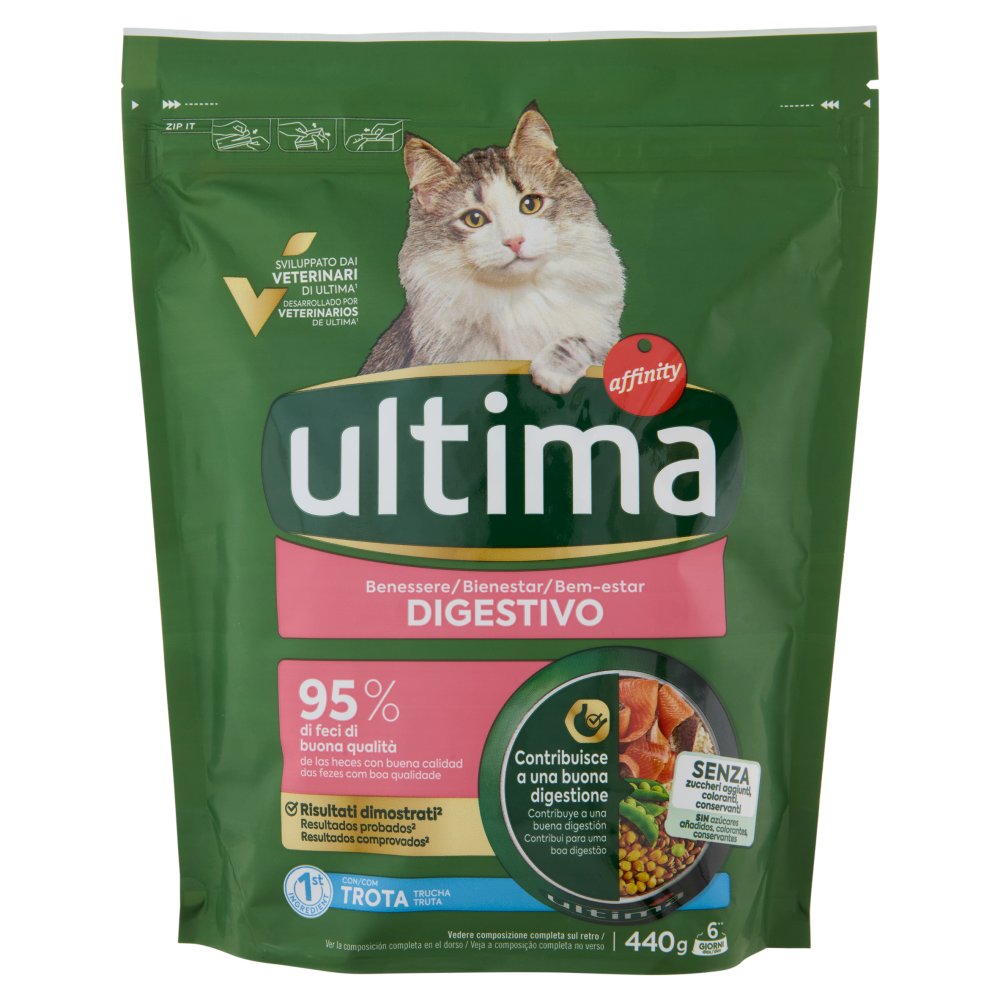 ULTIMA CAT DIGESTIVE TROTA 440GR