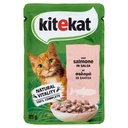 Kitekat Cibo Umido per Gatti con Salmone in Salsa Bustina Gr.85