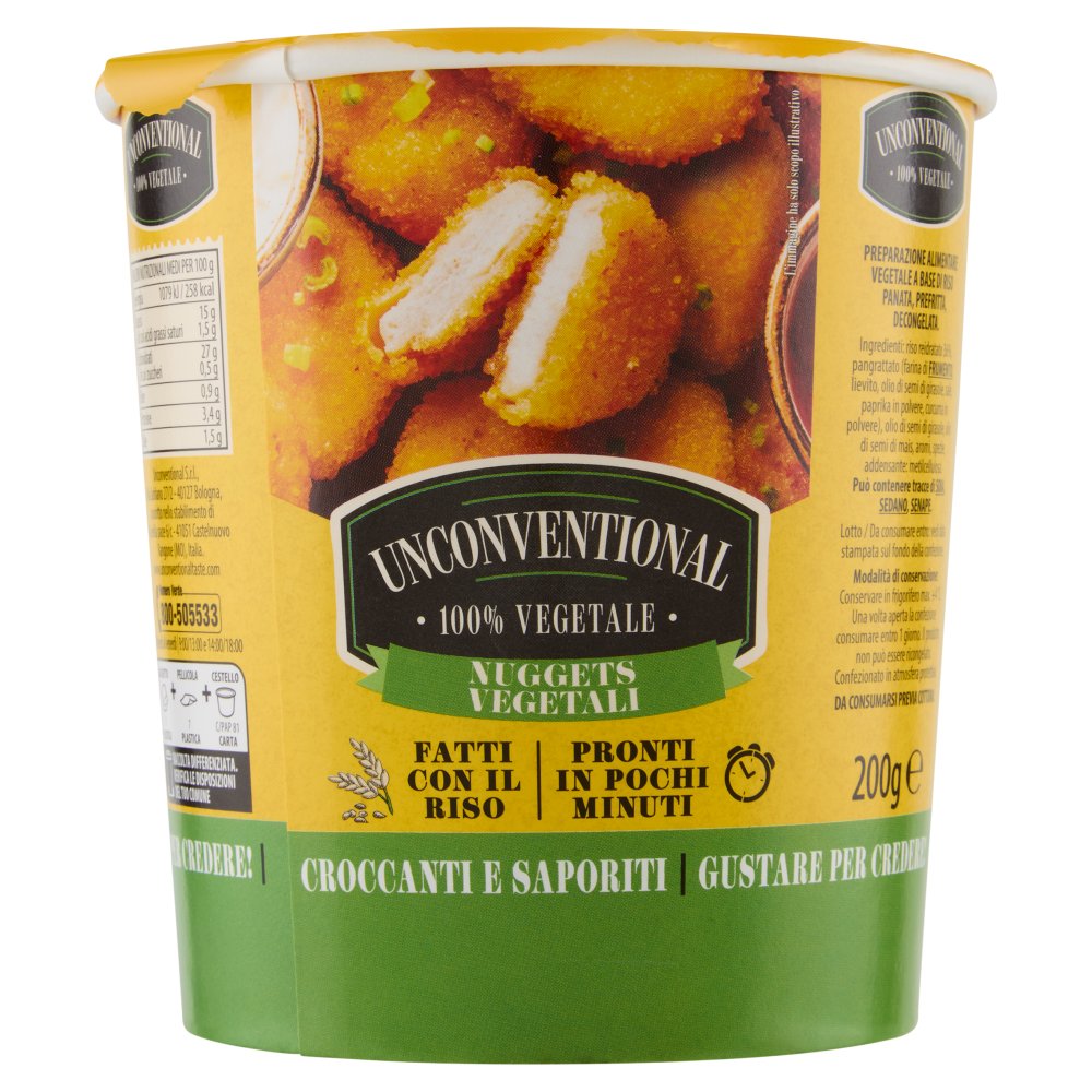UNCONV. NUGGETS VEGETALI GR.200