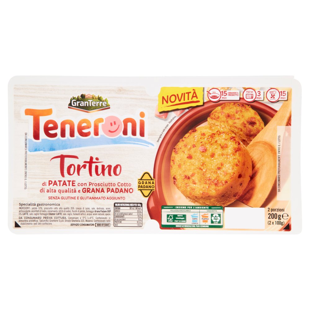 GRANTER.TENER.TORTINO PATATE G200