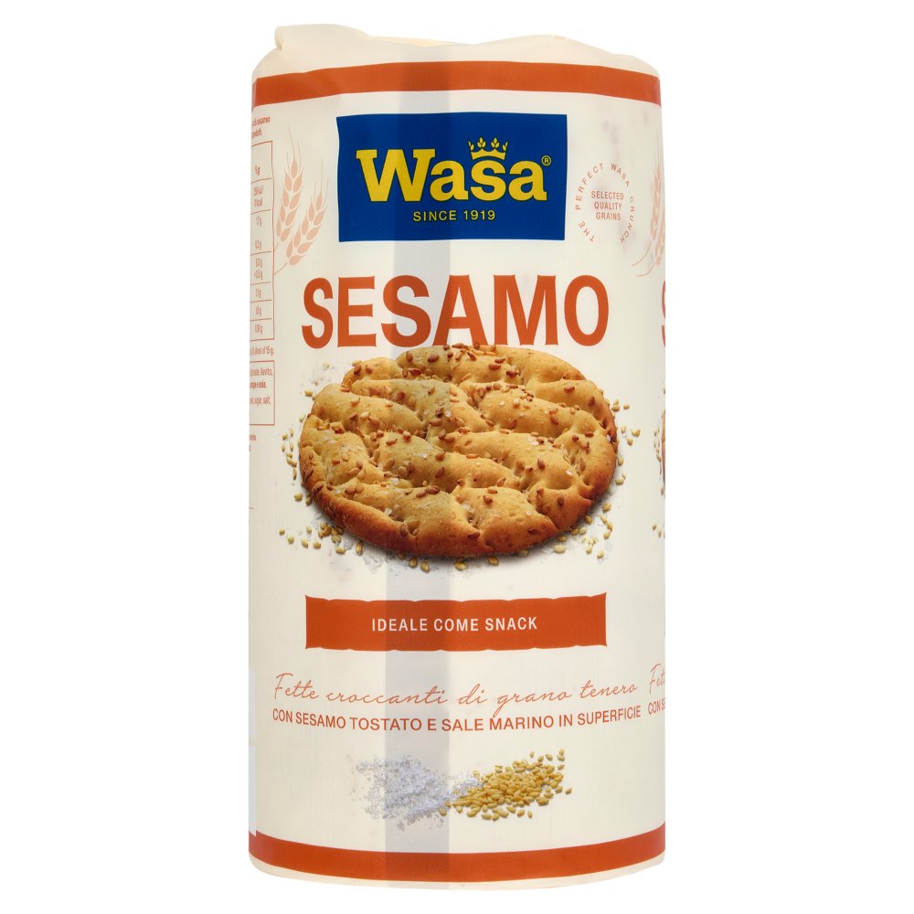 Wasa Runda Sesamo Cracker con Sesamo Tostato e Sale Marino Gr.290