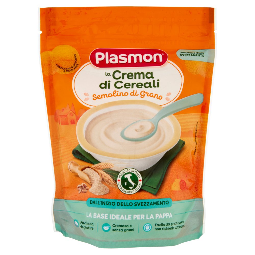Plasmon Crema di Cereali Semolino di Grano Gr.200