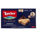 Loacker Classic Cremkakao Wafer con Crema al Cioccolato e Cacao Nobile dell'Ecuador Pz.4 X Gr.45