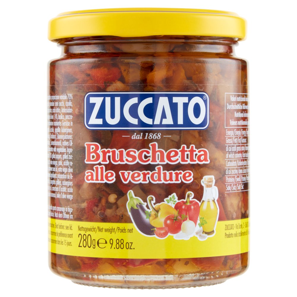 Zuccato Bruschetta alle Verdure Gr.280