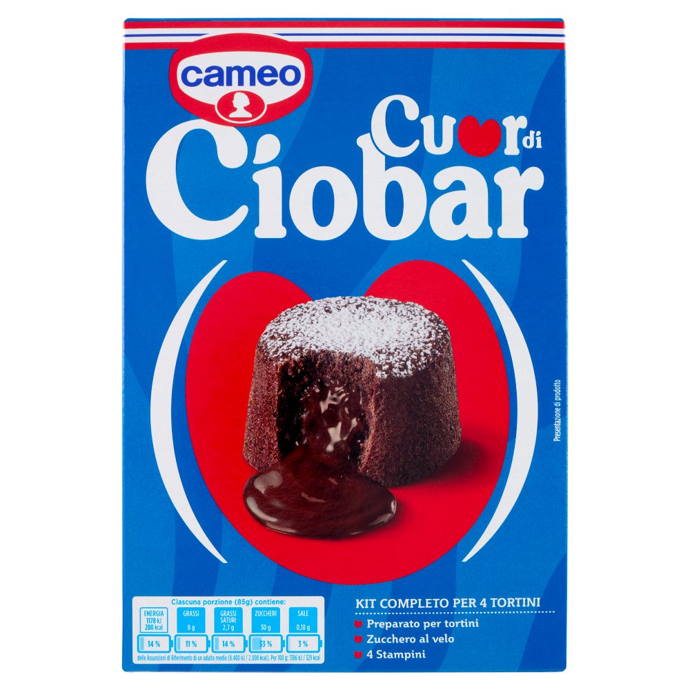 Cameo Cuor di Ciobar Preparato per Torta Gr.233