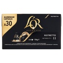 L'Or Ristretto 30 Capsule Caffè Compatibili con Macchine Nespresso Intensità 11 Gr.156