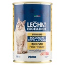 LeChat Excellence Sterilised Bocconcini Cotti al Forno Bigusto Pollo Maiale Gr.400