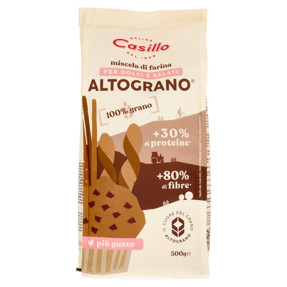 Molino Casillo Farina per Dolci e Salati Altograno Gr.500