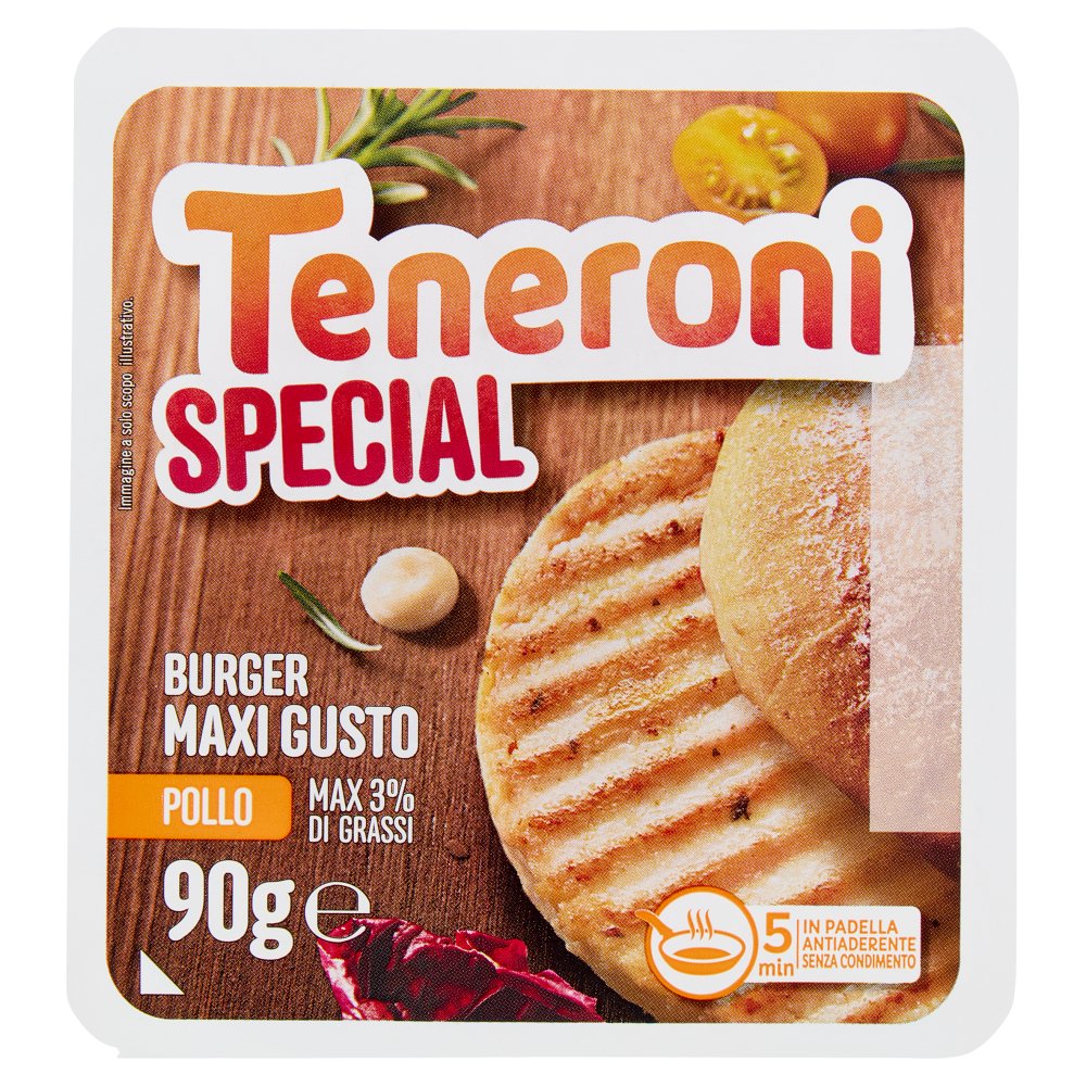GRANT.TENERONI BURGER POLLO GR.90