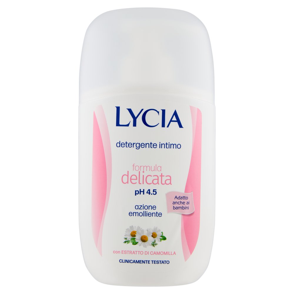 Lycia Detergente Intimo Delicato Ph 4.5 con Estratto di Camomilla Ml.200