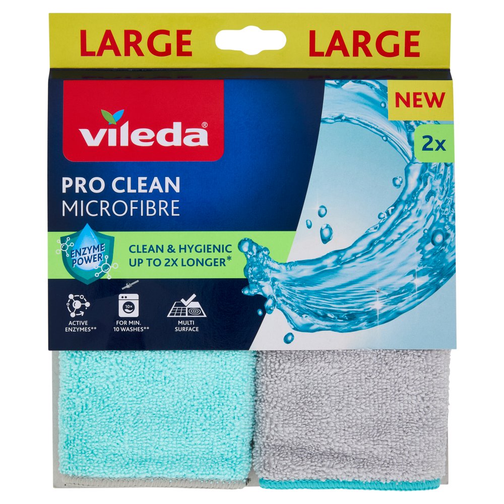 VILEDA PANNI MICROFIBRA PRO CLEANX2