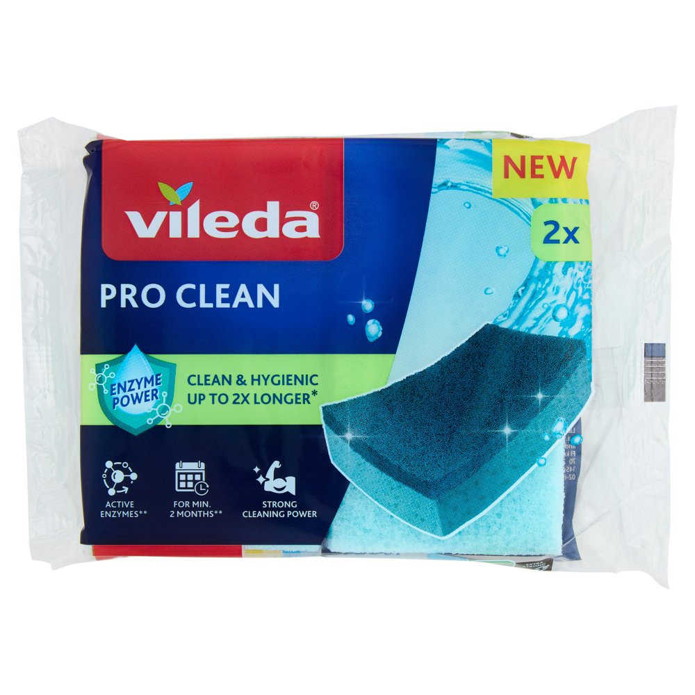 VILEDA SPUGNA CLASSICA PRO CLEAN X2