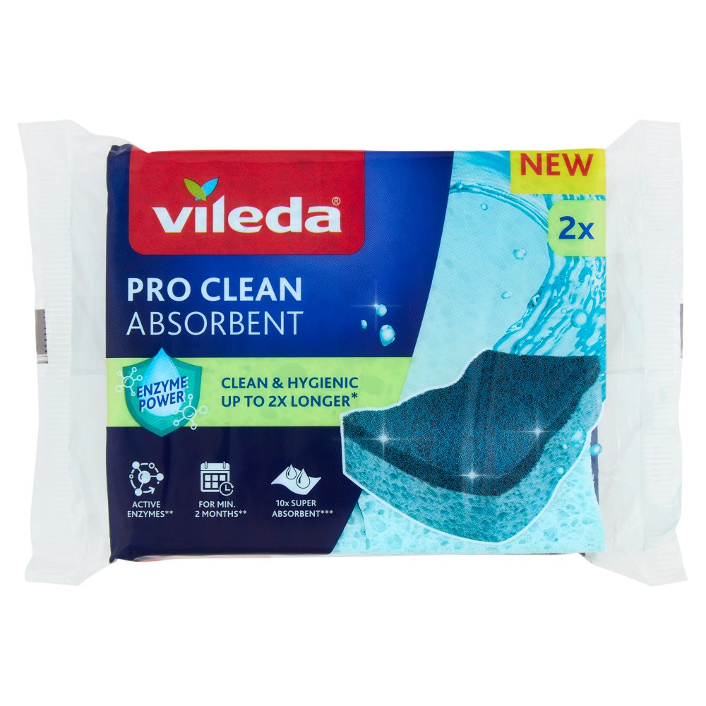 VILEDA SPUGNA NATURALE PRO CLEAN X2