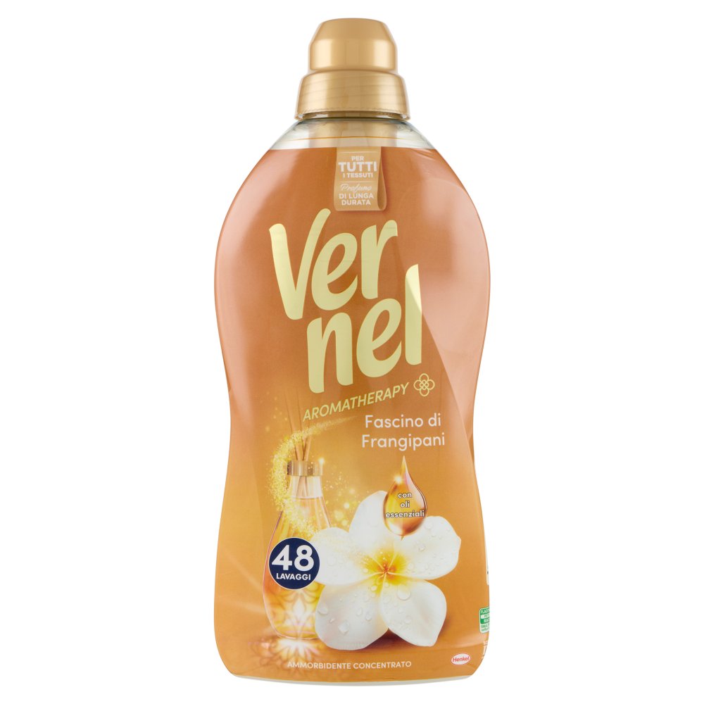 Vernel Ammorbidente Concentrato Aromatherapy Fascino di Frangipani Ml.1.056
