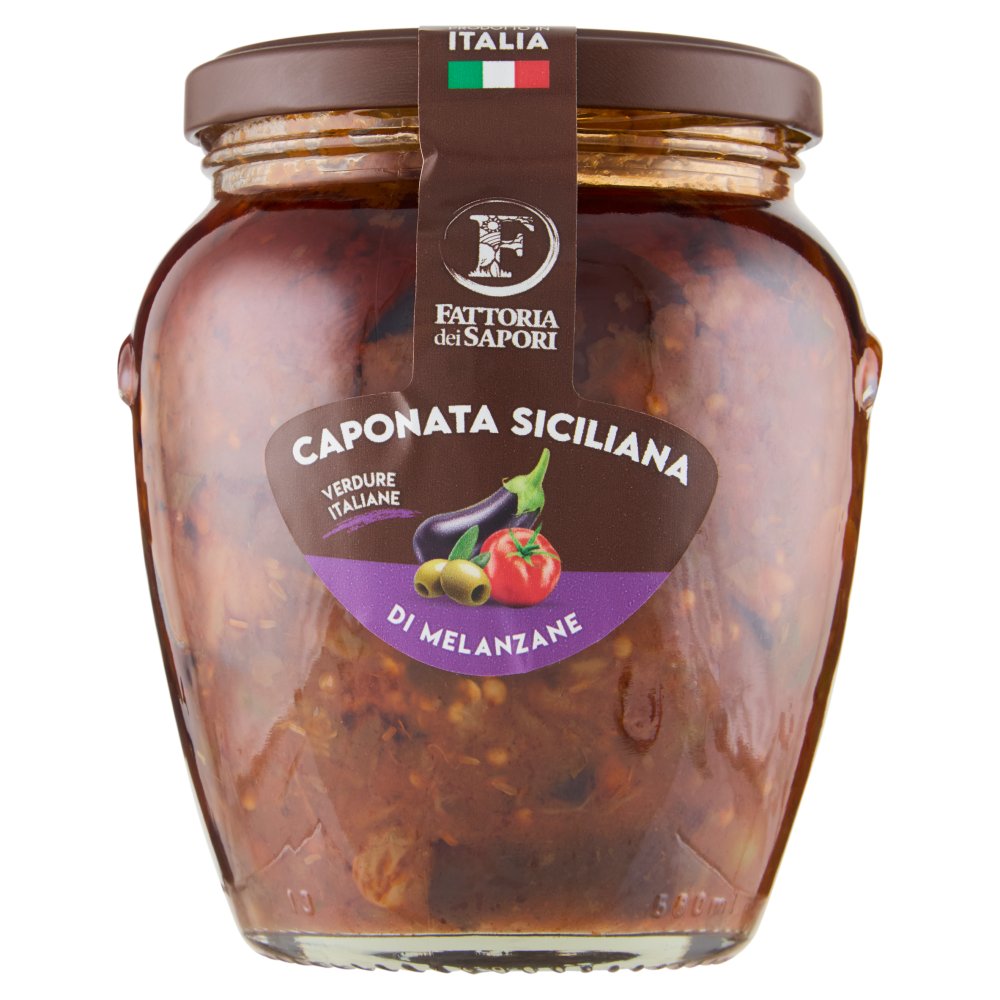 SAMA CAPONATA SICILIANA VASO 500GR.