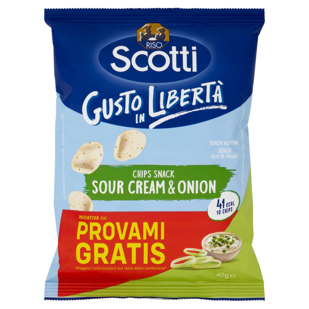 SCOTTI CHIPS CREAM&ONION 40 GR