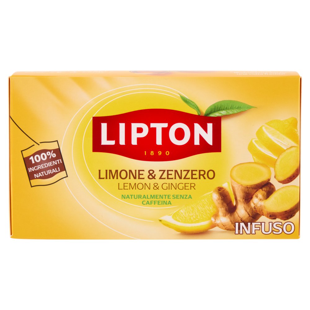 Lipton Infuso di Limone e Zenzero Pz.20 Gr.1,7